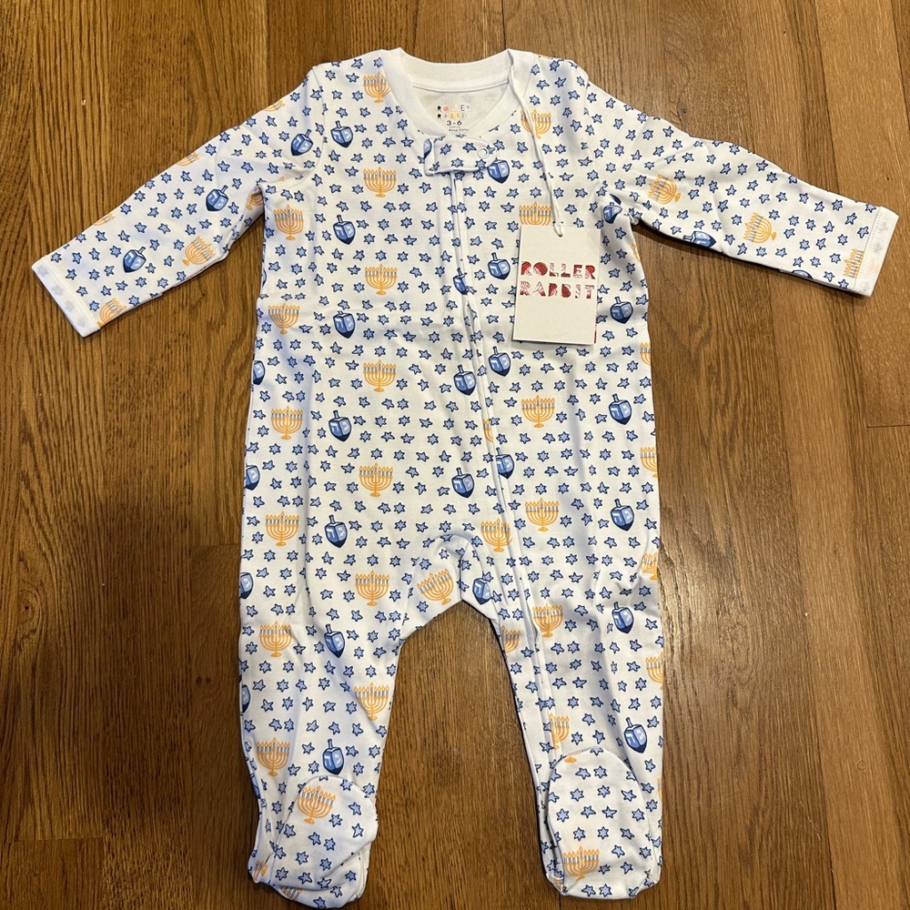 Roller Rabbit Blue and White Kids One Piece